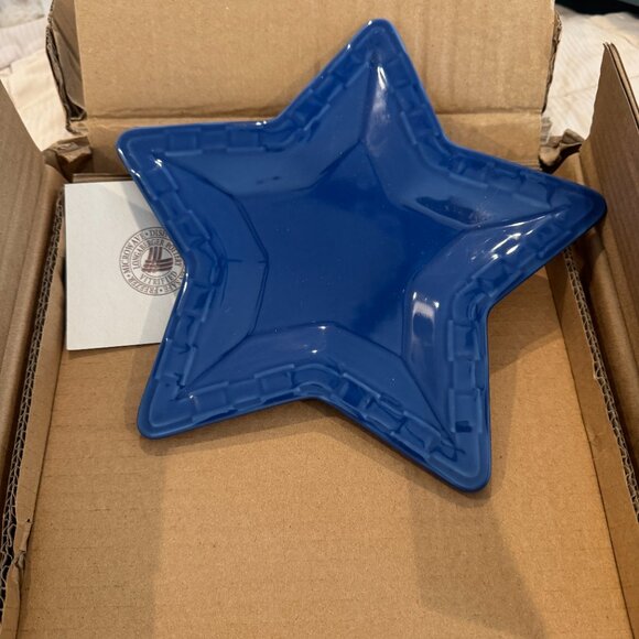 Longaberger Other - Longaberger Woven Traditions Star Plate - Cornflower